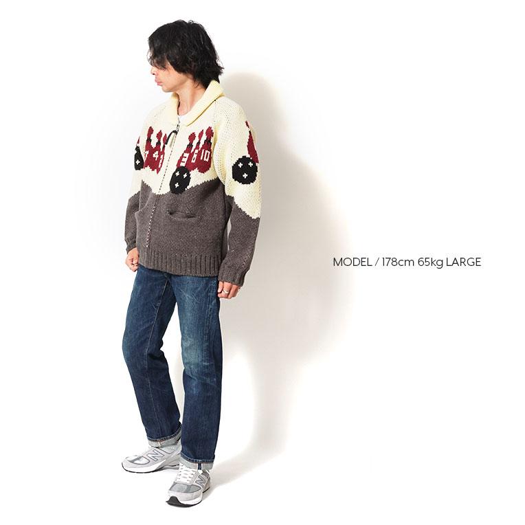 HOUSTON（ヒューストン） 22236 COWICHAN SWEATER (BOWLING)/ カウチン