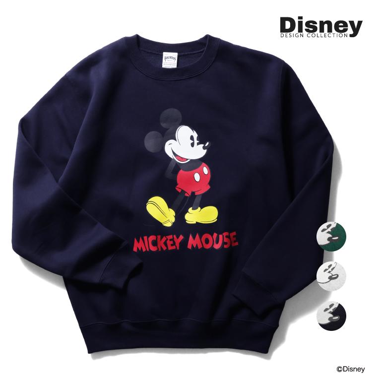 みっきー HOUSTON（ヒューストン） 22257 【HOUSTON】 MICKEY MOUSE C/N SWEAT