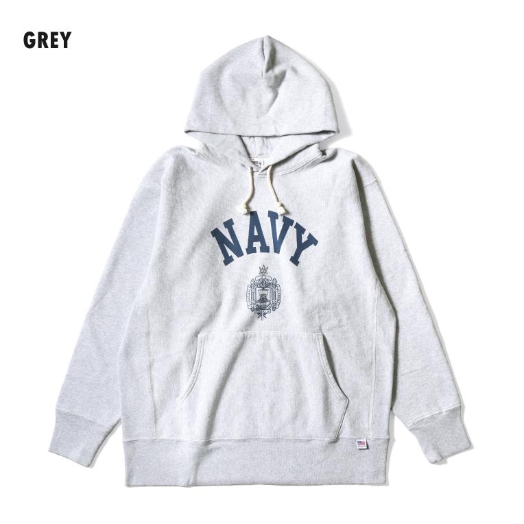 HOUSTON（ヒューストン） 22312 PRINT U.S. COTTON R/V HOODIE(U.S. 