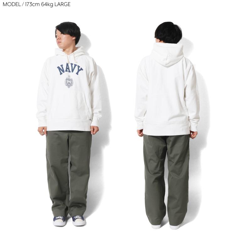 HOUSTON（ヒューストン） 22312 PRINT U.S. COTTON R/V HOODIE(U.S. 