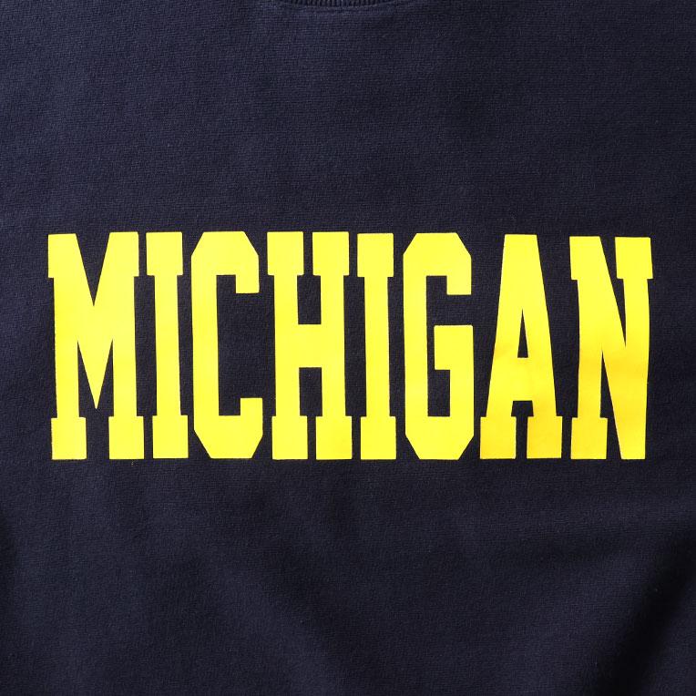 HOUSTON（ヒューストン） 22375 PRINT U.S COTTON R/V SWEAT (MICHIGAN