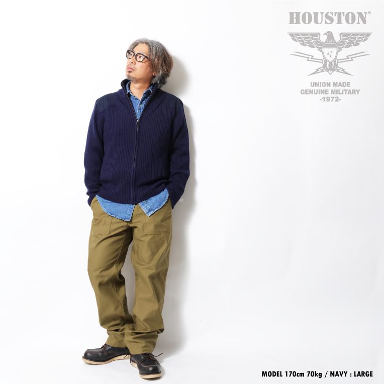 HOUSTON（ヒューストン） 2510 COMMAND ZIP SWEATER/コマンドZIP