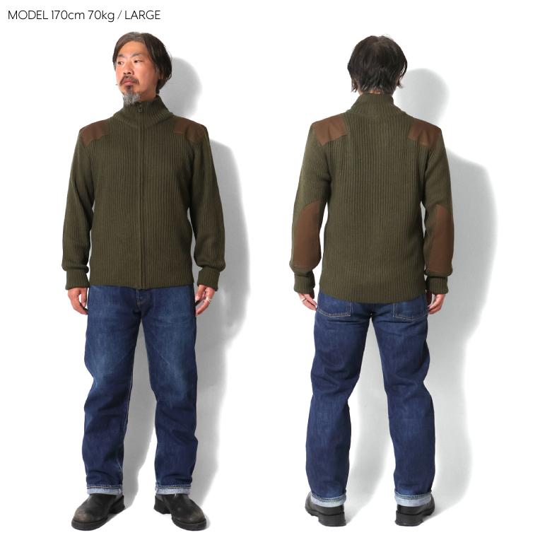 HOUSTON（ヒューストン） 2510 COMMAND ZIP SWEATER/コマンドZIP