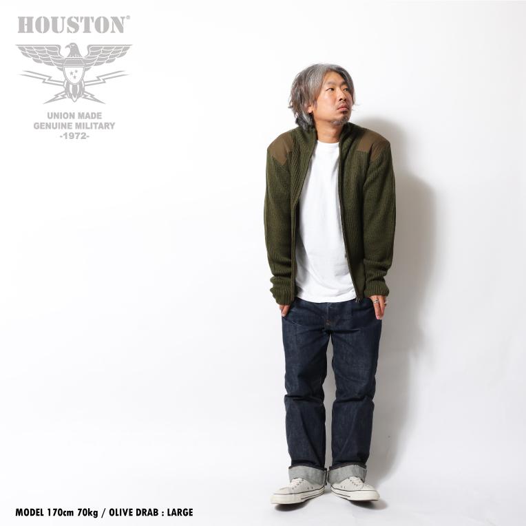 HOUSTON（ヒューストン） 2510 COMMAND ZIP SWEATER/コマンドZIP