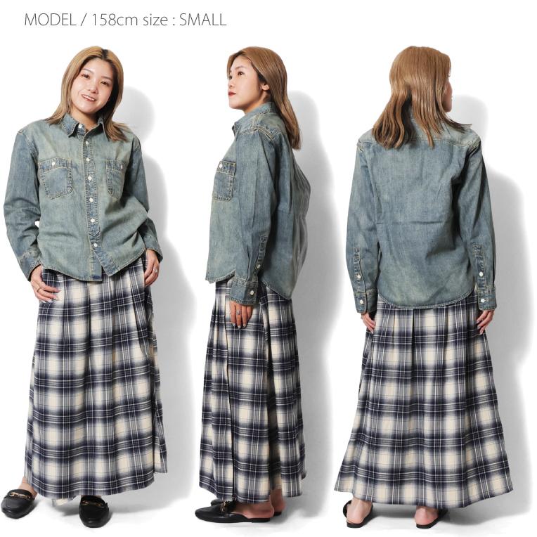 HOUSTON（ヒューストン） 40511 USA COTTON DENIM WORK SHIRT / USA