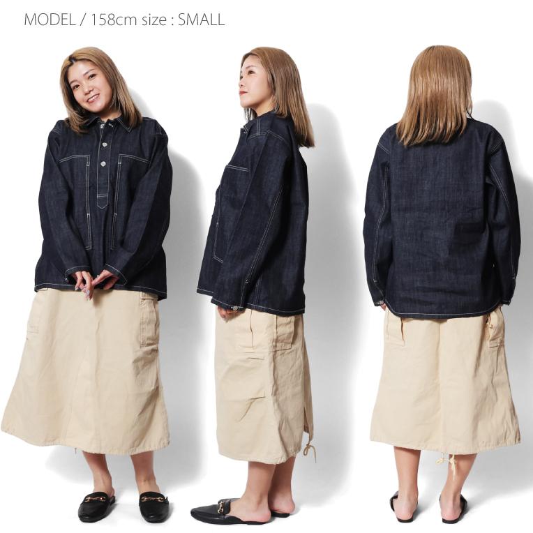 まちたん！！ 出品 楽天市場】HOUSTON ヒューストン 40696 USA COTTON デニムプルオーバー