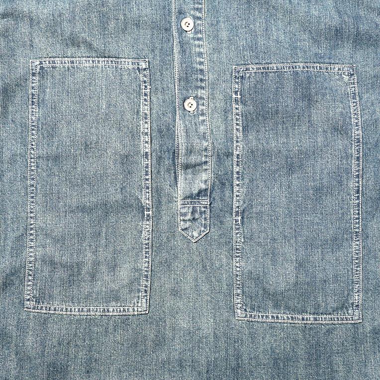 HOUSTON（ヒューストン） 40696 USA COTTON DENIM PULLOVER SHIRT/ USA