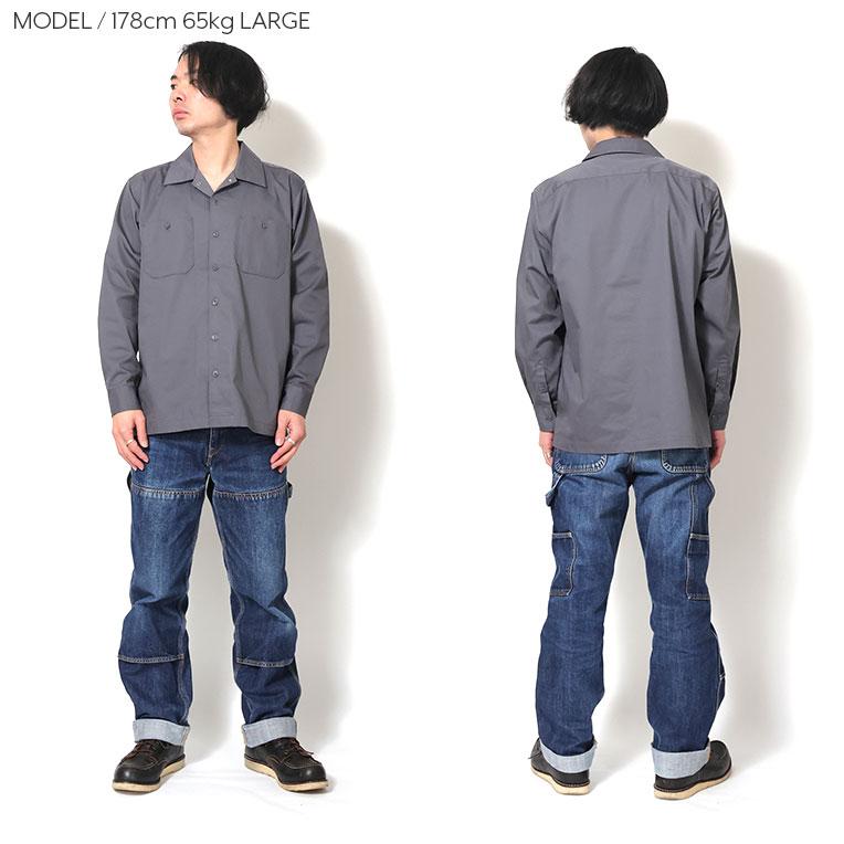 HOUSTON  / ヒューストン 41073 TC TWILL WORK SHIRT / TCツイルワークシャツ -全4色-｜houston-1972｜14