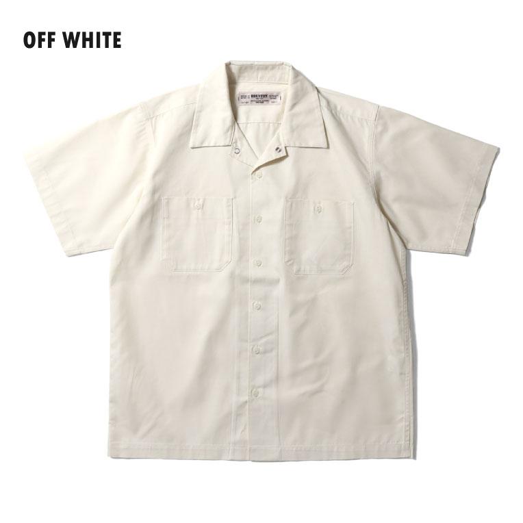 HOUSTON  / ヒューストン 41074 TC TWILL WORK S/S SHIRT / TCツイルワークシャツ -全4色-｜houston-1972｜07