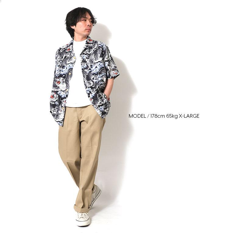 HOUSTON / ヒューストン 41129 LINEN ALOHA SHIRT (百虎) 麻アロハ