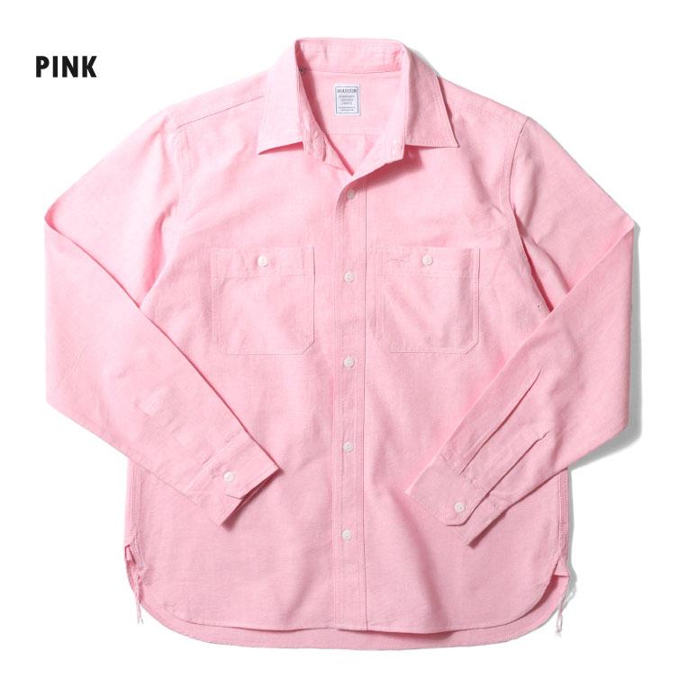 HOUSTON（ヒューストン） 41133 OXFORD L/S WORK SHIRT