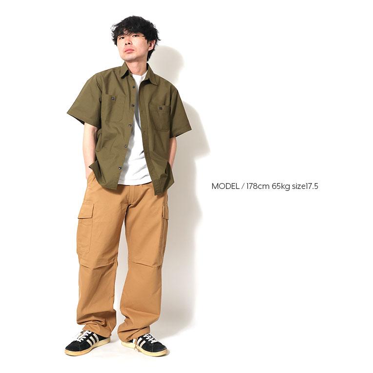 HOUSTON（ヒューストン） 41135 OXFORD B/D S/S PULLOVER SHIRT