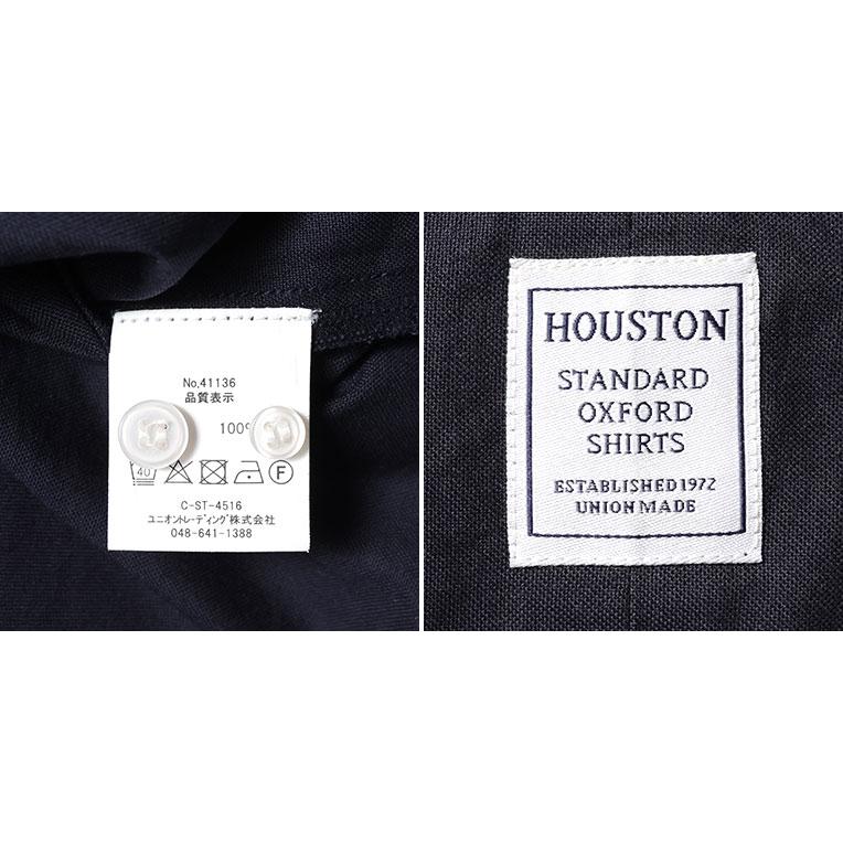 HOUSTON（ヒューストン） 41136 OXFORD S/S BAND COLLAR SHIRT