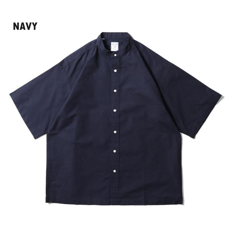 HOUSTON  / ヒューストン 41136 OXFORD S/S BAND COLLAR SHIRT / オックスフォードバンドカラーシャツ -全6色-｜houston-1972｜14