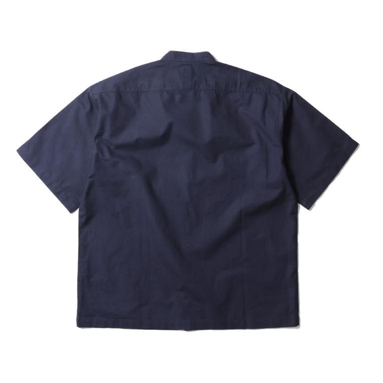 HOUSTON（ヒューストン） 41136 OXFORD S/S BAND COLLAR SHIRT