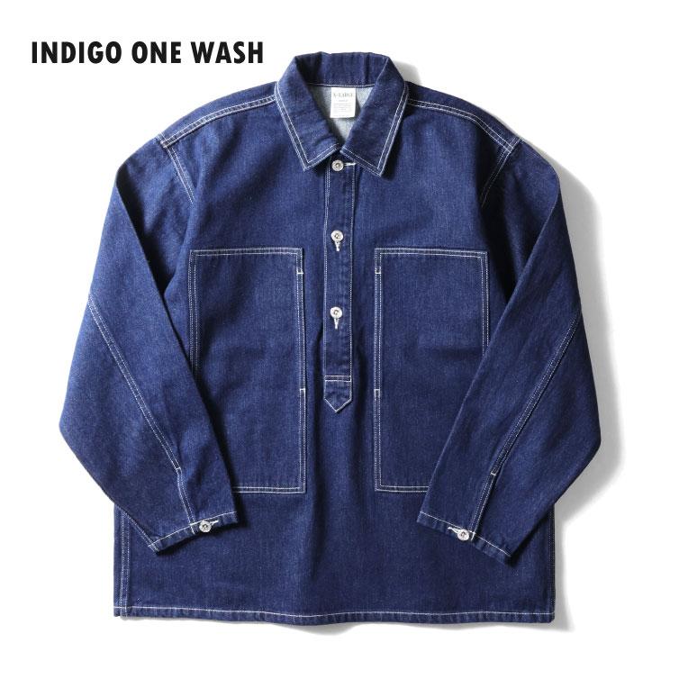 HOUSTON（ヒューストン） 41148 CONE DENIM ARMY PULLOVER SHIRT