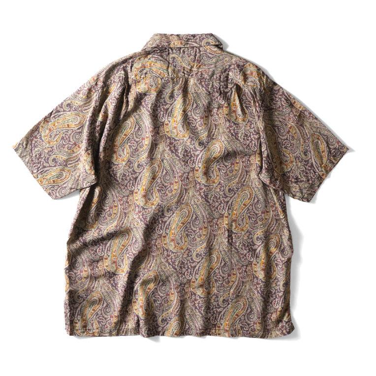 HOUSTON / ヒューストン 41172 ×LIBERTY ALOHA  SHIRT (PAISLEY) / アロハシャツ -全3色-の画像