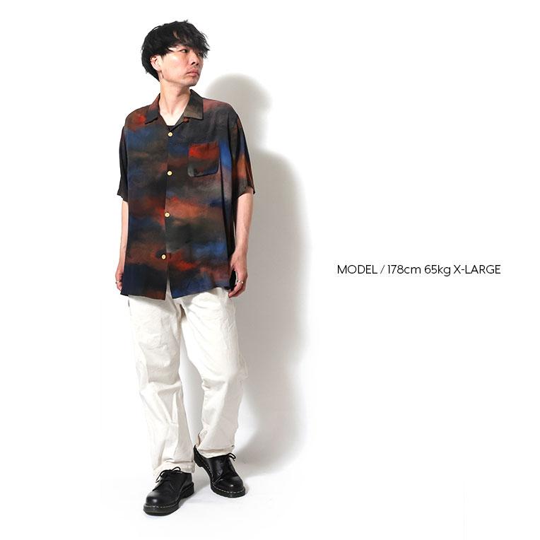 HOUSTON / ヒューストン 41173 GRADATION ALOHA  SHIRT / グラデーションアロハシャツ -全3色-の画像