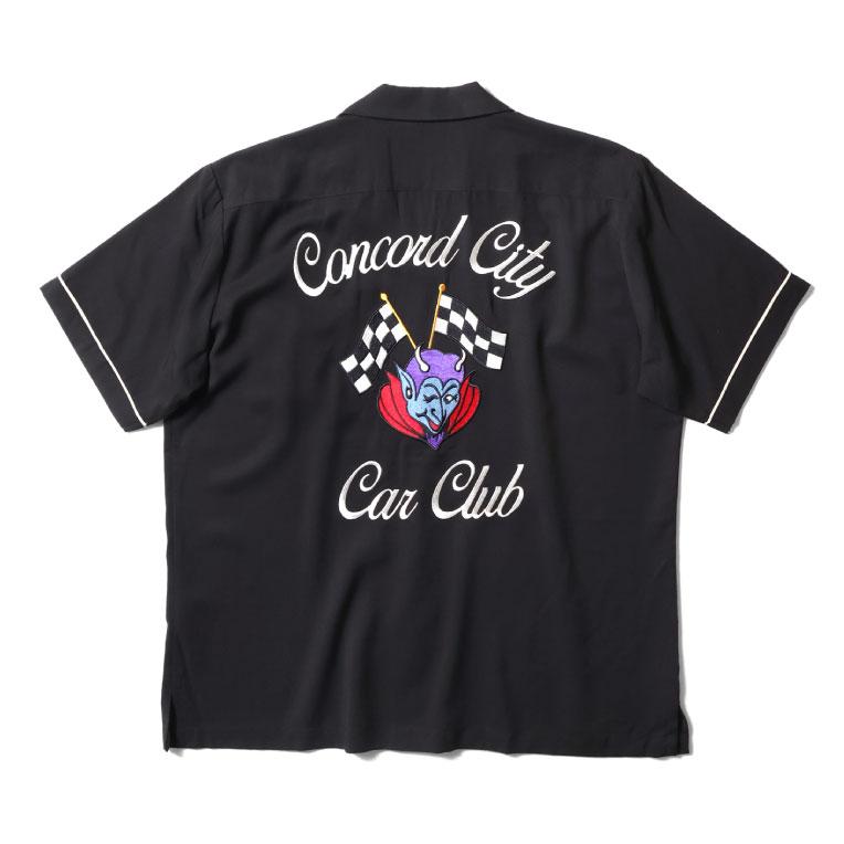 HOUSTON（ヒューストン） 41179 BOWLING S/S SHIRT (CONCORD