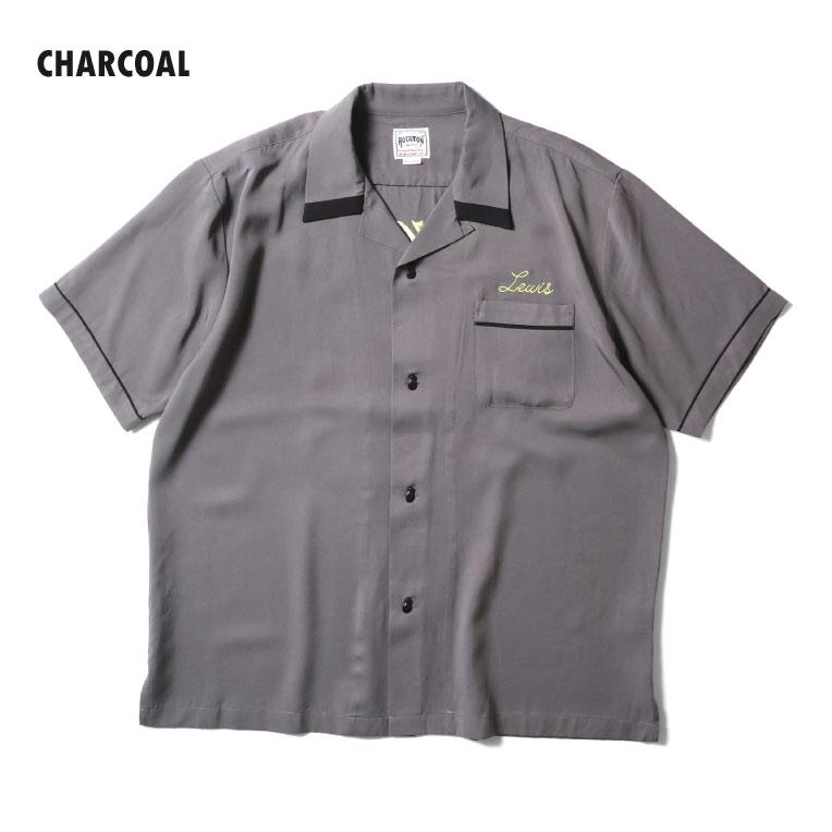 HOUSTON（ヒューストン） 41179 BOWLING S/S SHIRT (CONCORD