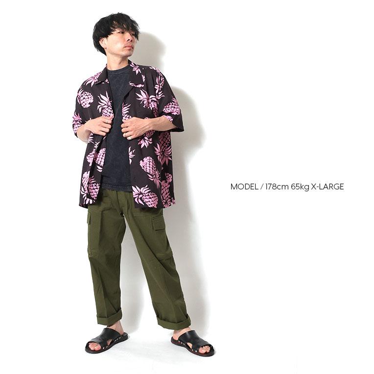 HOUSTON（ヒューストン） 41194 ALOHA SHIRT (PINEAPPLE) / アロハ