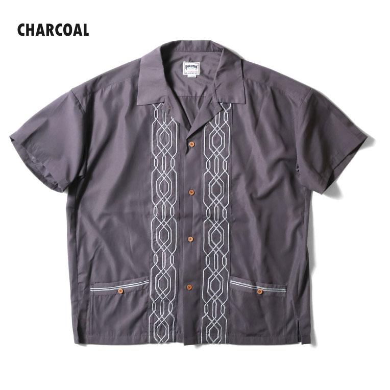 HOUSTON / ヒューストン 41246 WABASH OPEN COLLAR SHIRT