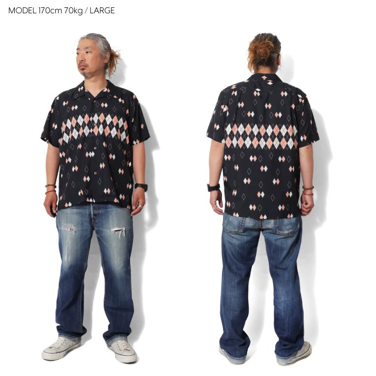 専用ページ【るみね様】 UNIVERD72 / ユニバード72 41235 DRY ALOHA SHIRT (ARGYLE) アロハ