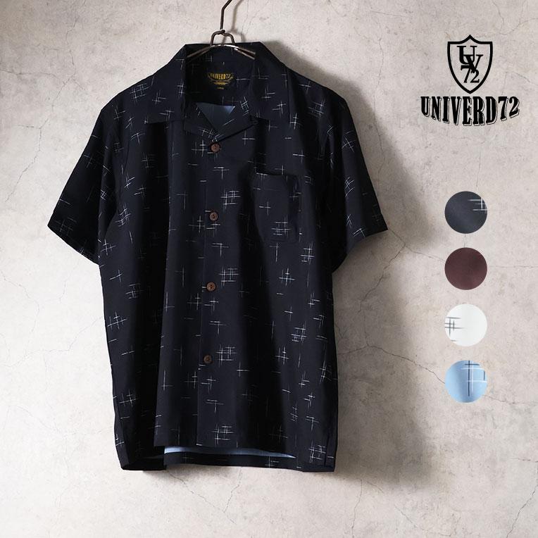 UNIVERD72 / ユニバード72 41236 DRY ALOHA SHIRT (KASURI) アロハ