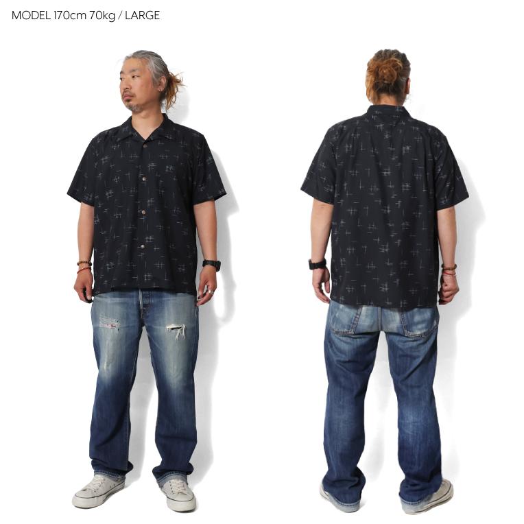UNIVERD72 / ユニバード72 41236 DRY ALOHA SHIRT (KASURI) アロハ