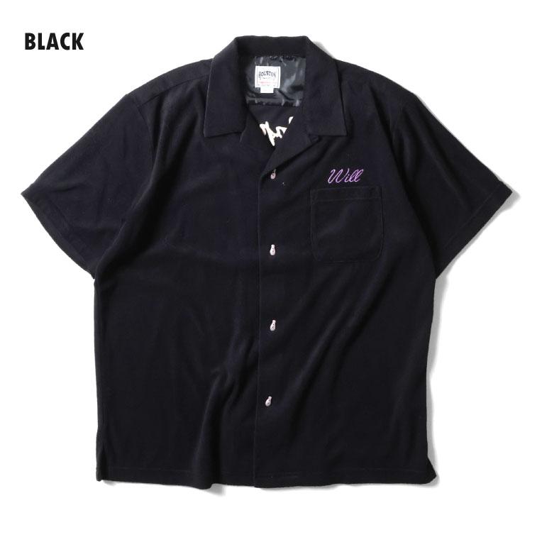 HOUSTON（ヒューストン） 41240 PILE BOWLING SHIRT(HAWK) / パイル