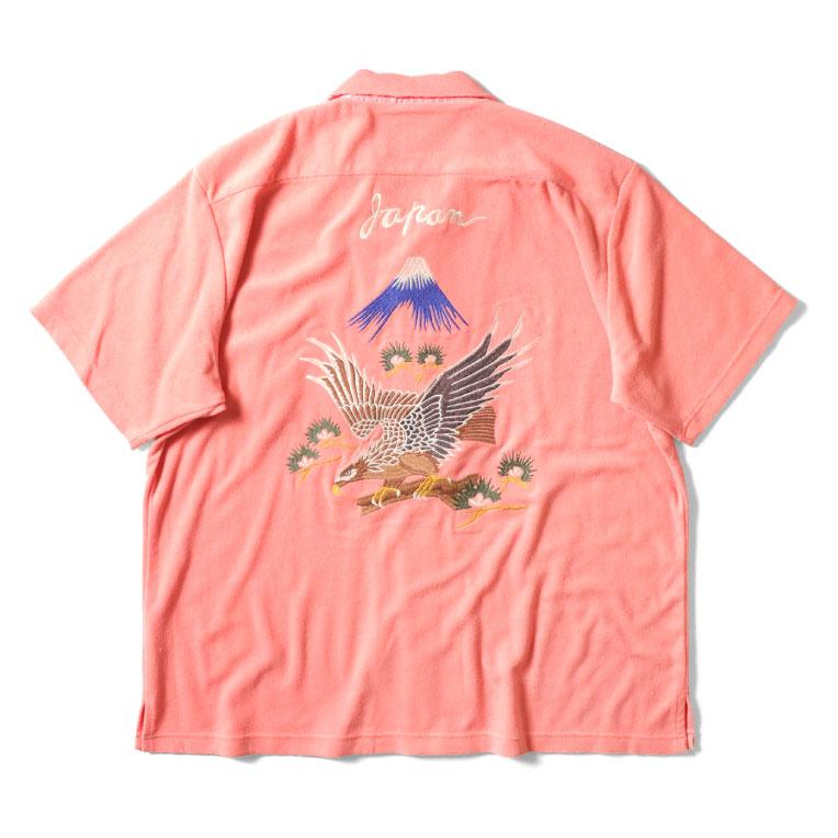 HOUSTON（ヒューストン） 41240 PILE BOWLING SHIRT(HAWK) / パイル