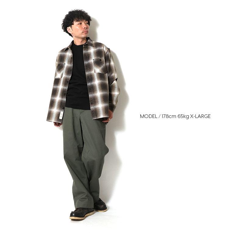HOUSTON（ヒューストン） 41252VW VINTAGE OMBRE CHECK VIYELLA SHIRT