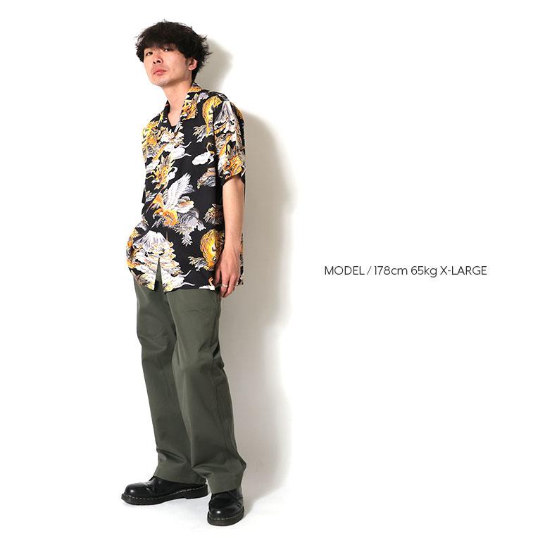 HOUSTON（ヒューストン） 41265 ALOHA SHIRT (三つ巴) / アロハシャツ