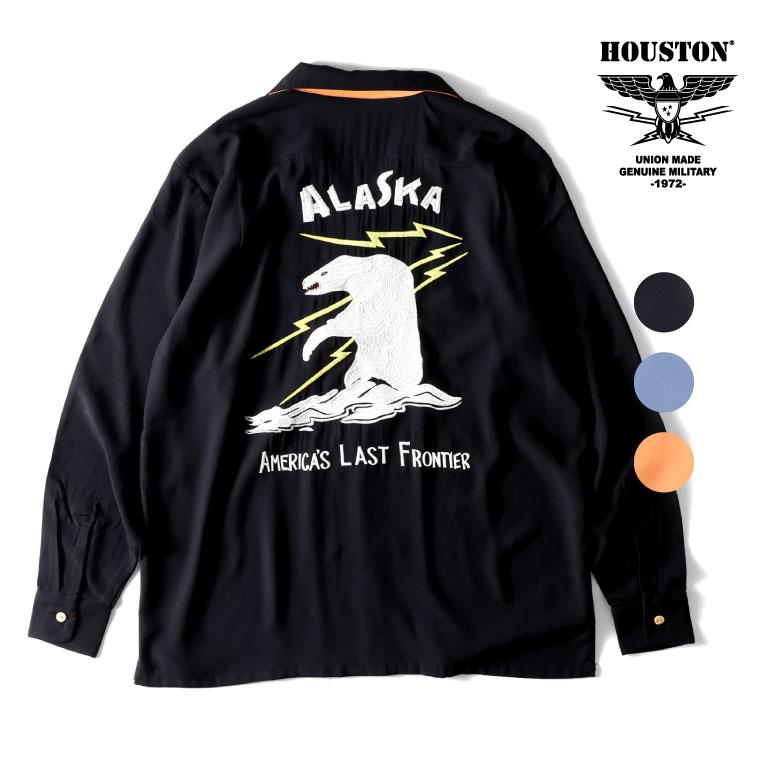 HOUSTON（ヒューストン） 41276 SOUVENIR L/S SHIRT(ALASKA) / スーベニア長袖シャツ -全3色 ...