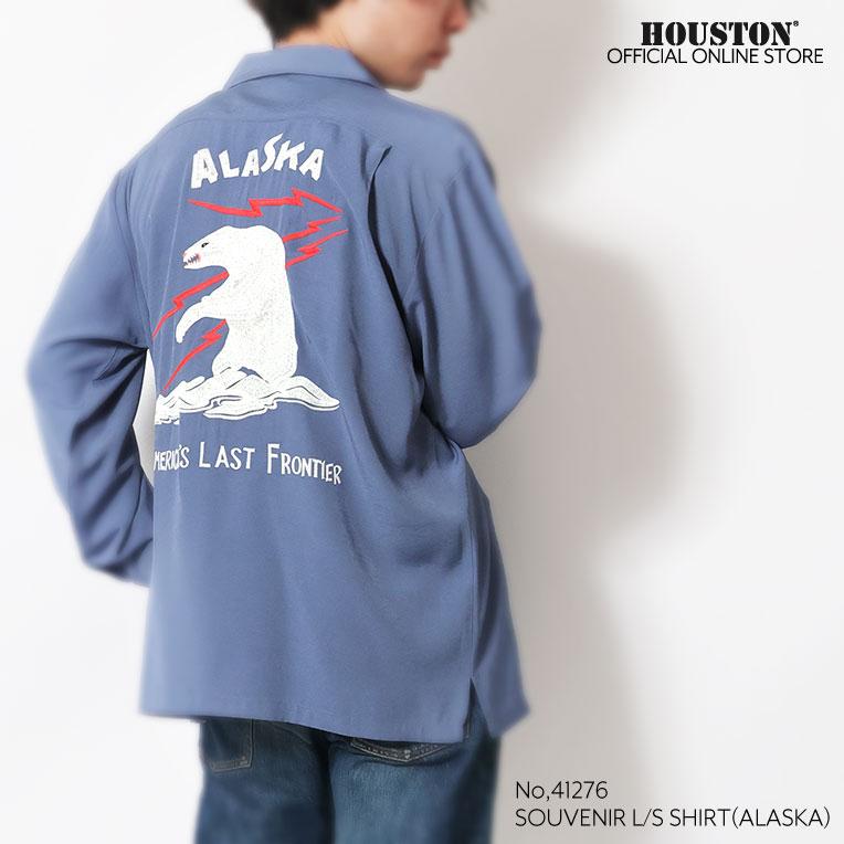 HOUSTON（ヒューストン） 41276 SOUVENIR L/S SHIRT(ALASKA) / スーベニア長袖シャツ -全3色 ...