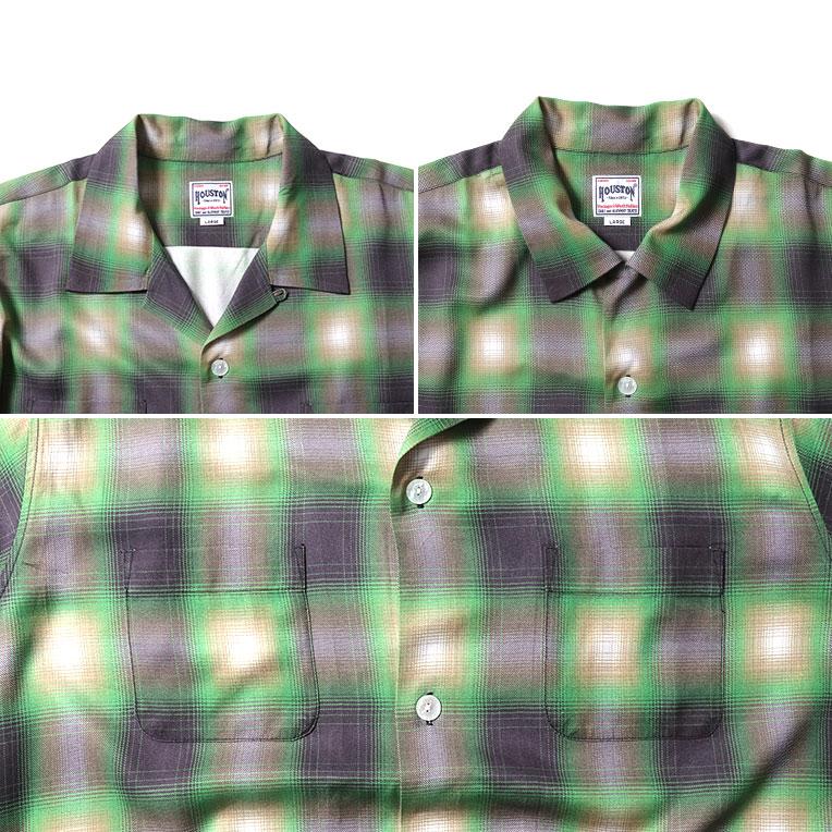 HOUSTON（ヒューストン） 41284 OMBRE CHECK L/S SHIRT / オンブレー