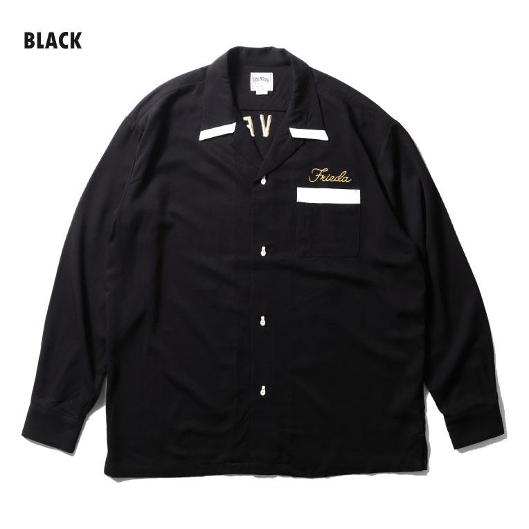 HOUSTON（ヒューストン） 41300 BOWLING L/S SHIRT (STRIKERS) / 長袖