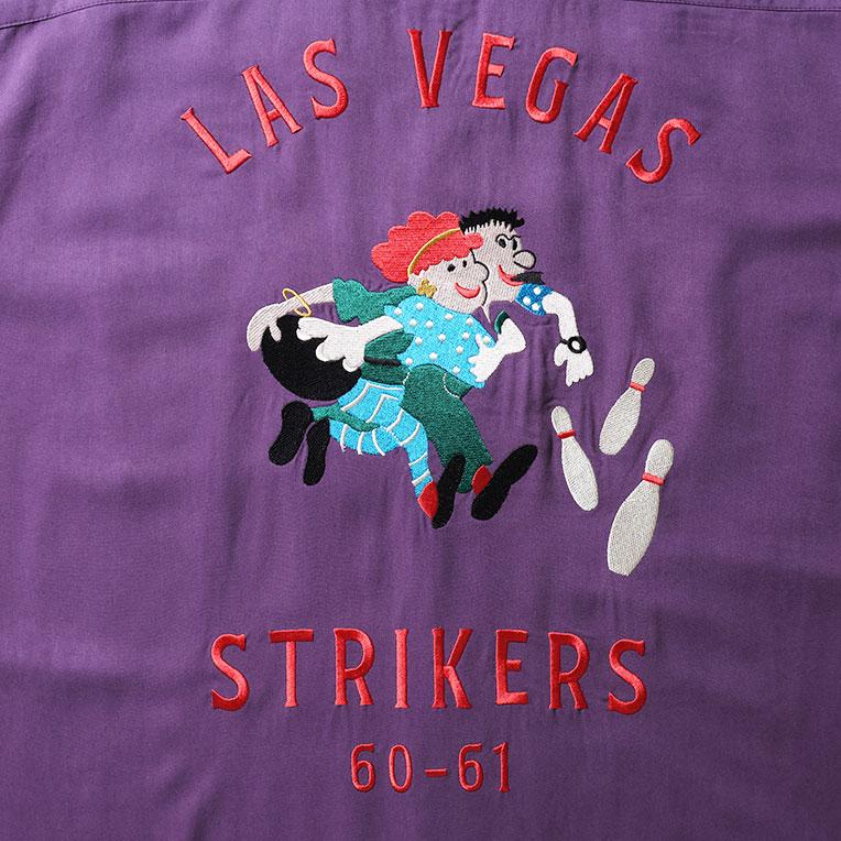 VINTAGE ボウリングシャツ STRIKER HOUSTON（ヒューストン） 41300 BOWLING L/S SHIRT (STRIKERS) / 長袖