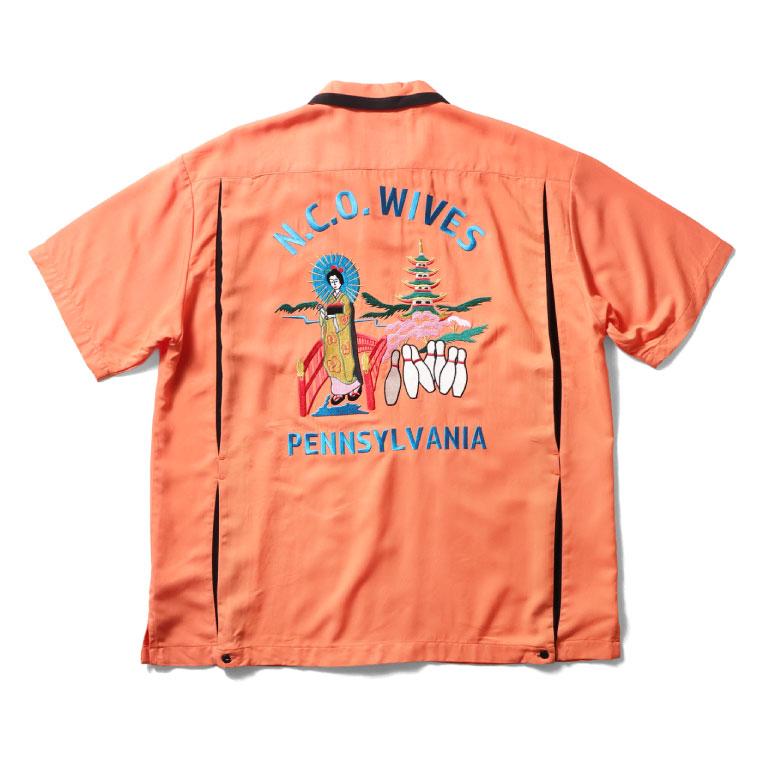 HOUSTON / ヒューストン 41302 BOWLING SHIRT (MAIKO) / ボウリングシャツ -全3色-の画像
