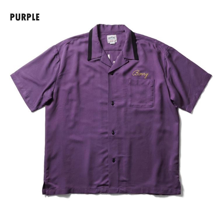 HOUSTON / ヒューストン 41302 BOWLING SHIRT (MAIKO) / ボウリングシャツ -全3色-の画像
