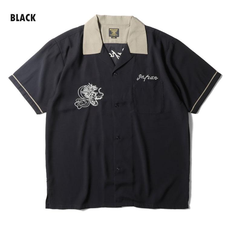 HOUSTON（ヒューストン） 41310 SOUVENIR SHIRT(MAP) / スーベニア
