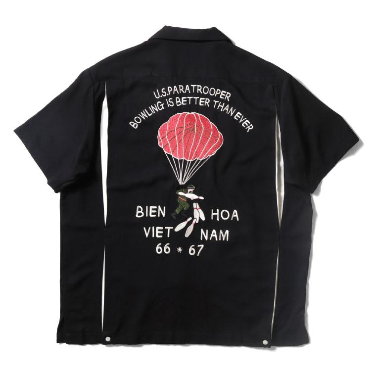 HOUSTON（ヒューストン） 41317 BOWLING SHIRT(PARATROOPER