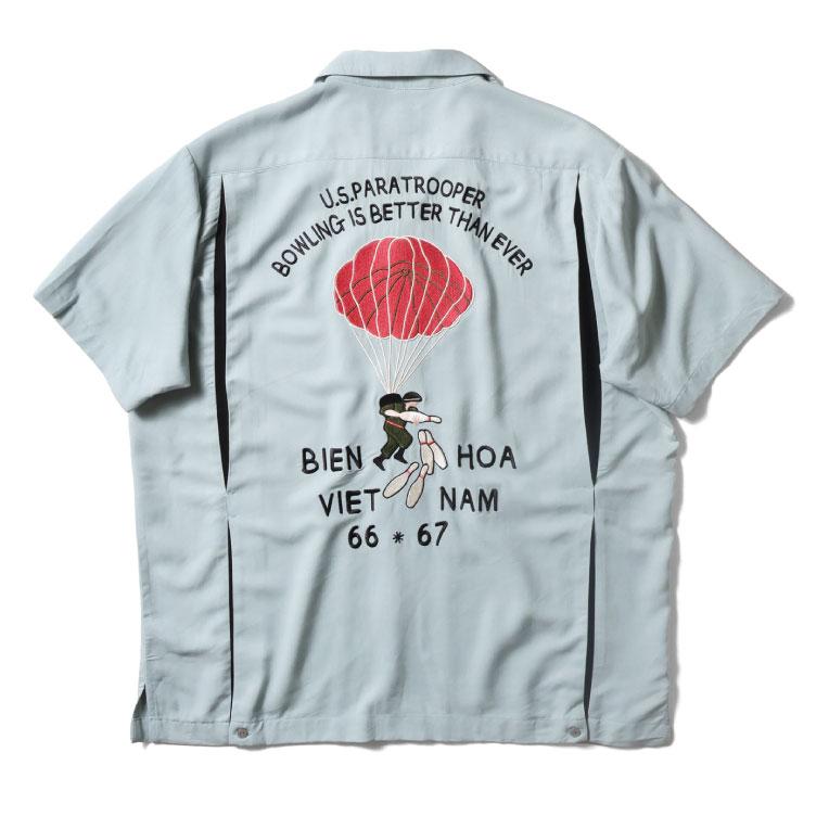 HOUSTON（ヒューストン） 41317 BOWLING SHIRT(PARATROOPER