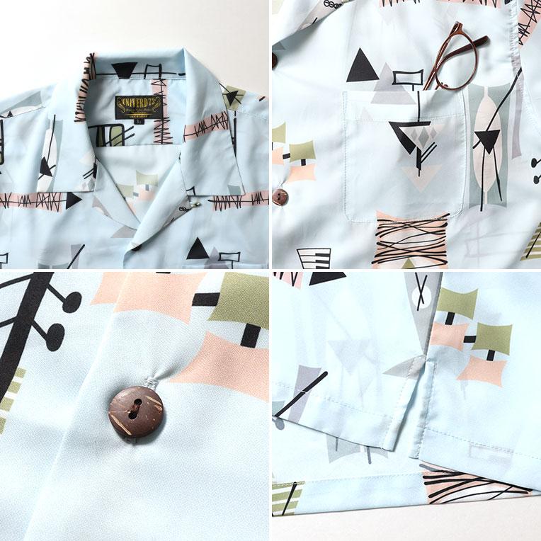 UNIVERD72 / ユニバード72 41338 DRY ALOHA SHIRT (MID-CENTURY