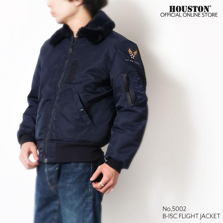 HOUSTON / ヒューストン 5002 B-15C FLIGHT JACKET / B-15Cフライトジャケット -全1色-の画像