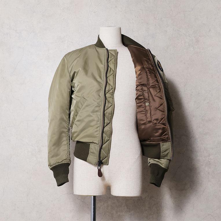 HOUSTON / ヒューストン 5004 B-15B MODIFY FLIGHT JACKET / B-15Bフライトジャケット モディファイモデル -全1色-の画像