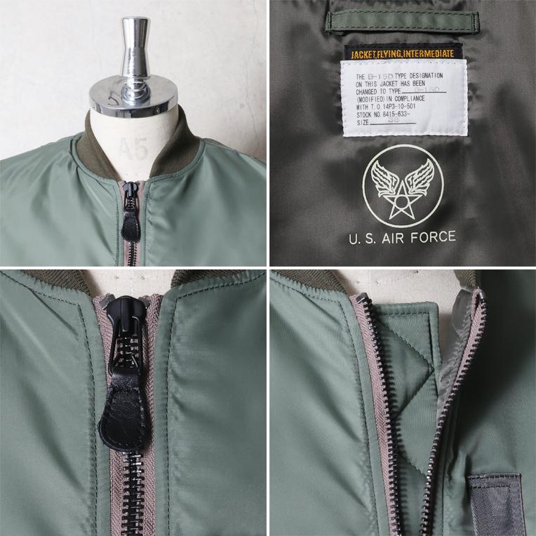 HOUSTON / ヒューストン 5006 B-15D MODIFY FLIGHT JACKET / B-15Dフライトジャケット モディファイモデル -全1色-の画像