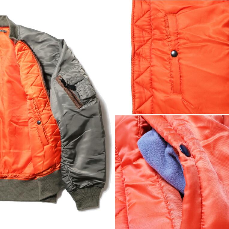HOUSTON / ヒューストン 50316 MA-1 FLIGHT JACKET フライトジャケット 