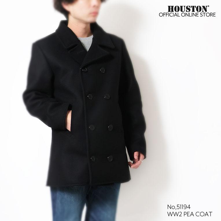 HOUSTON / ヒューストン 51194 WW2 PEA COAT  / ピーコート -全2色-の画像