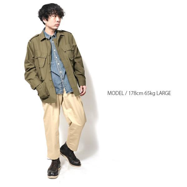 HOUSTON / ヒューストン 51260 POPLIN JUNGLE FATIGUE JACKET / ポプリンジャングルファティーグジャケット-全3色-｜houston-1972｜16